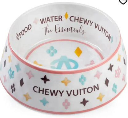 Chewy Vuitton Bowl Small