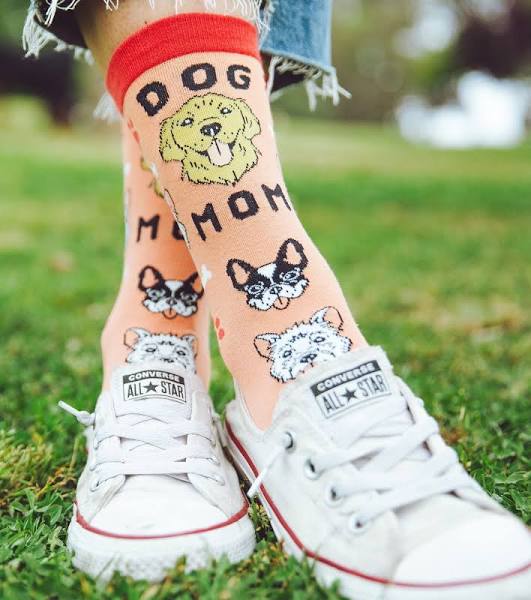 Crazy Dog Socks DOG MOM